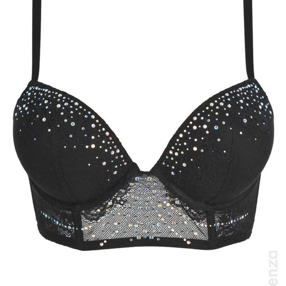 La SENZA Other - La Senza 36 C super padded rhinestone bra